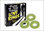 Glow in The Dark Love Rings - 3 pcs