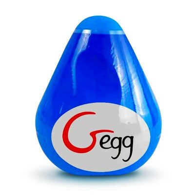 Gvibe Gegg Bleu | Masturbateur oeuf texturé |Avec picots & ondulations
