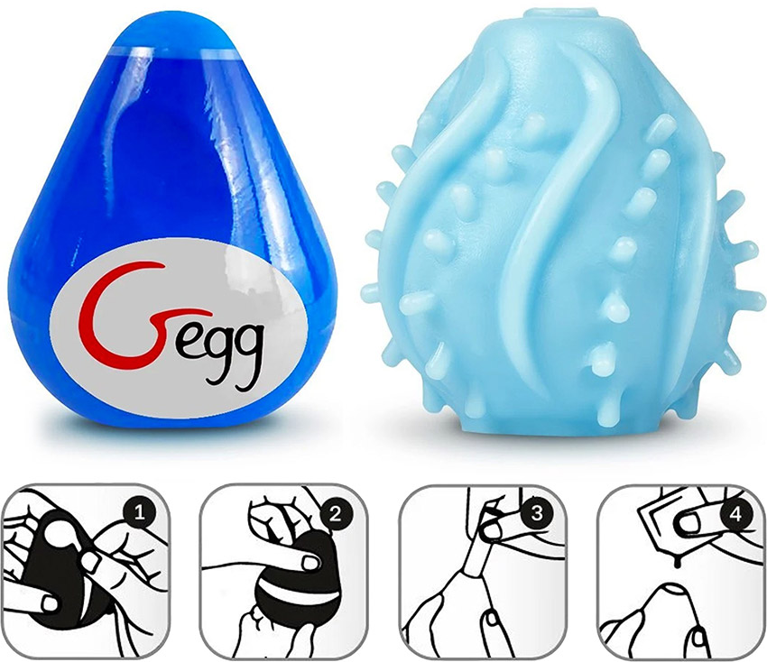 Masturbateur Gvibe Gegg - Bleu