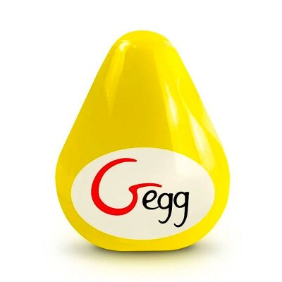 Gvibe Gegg Jaune | Masturbateur oeuf texturé | Vagues de plaisir