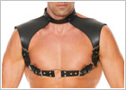 Ouch! harness for men in leather (S/L)