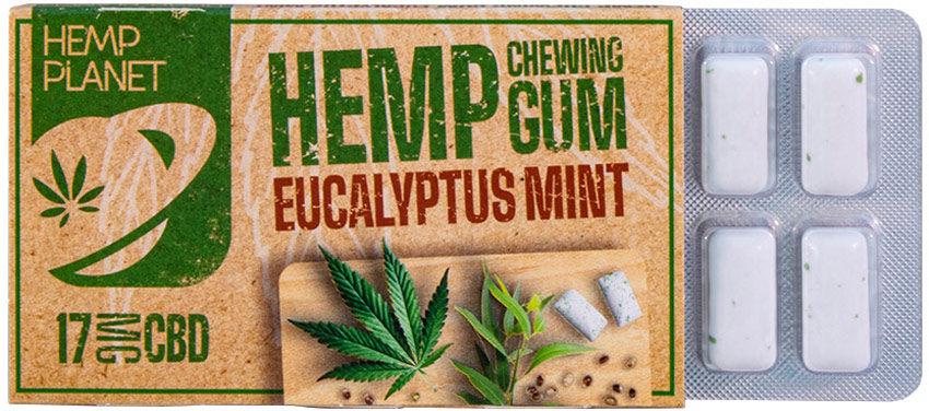 Chewing-Gum au CBD Hemp Planet - Menthe