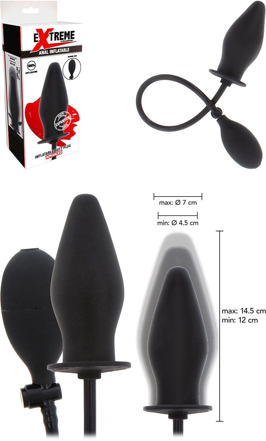Hidden Desire Inflatable Butt Plug Advanced Aufblasbarer Analplug