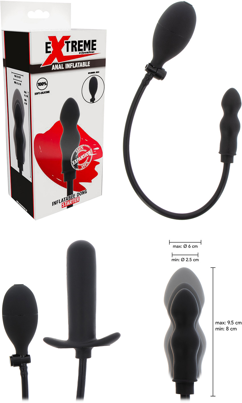 Hidden Desire Inflatable Gong Starter Aufblasbarer Analplug