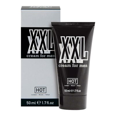 HOT XXL | Crème de masturbation aux extraits de ginkgo et de jojoba