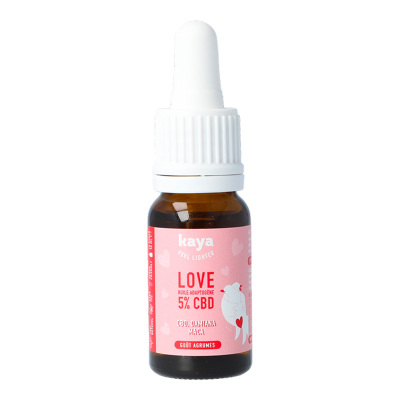 Kaya LOVE | Aphrodisisches Öl auf CBD Basis (5 %) | 10 ml