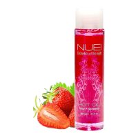 Huile intime stimulante et chauffante NUEI Hot Oil - Fraise - 100 ml