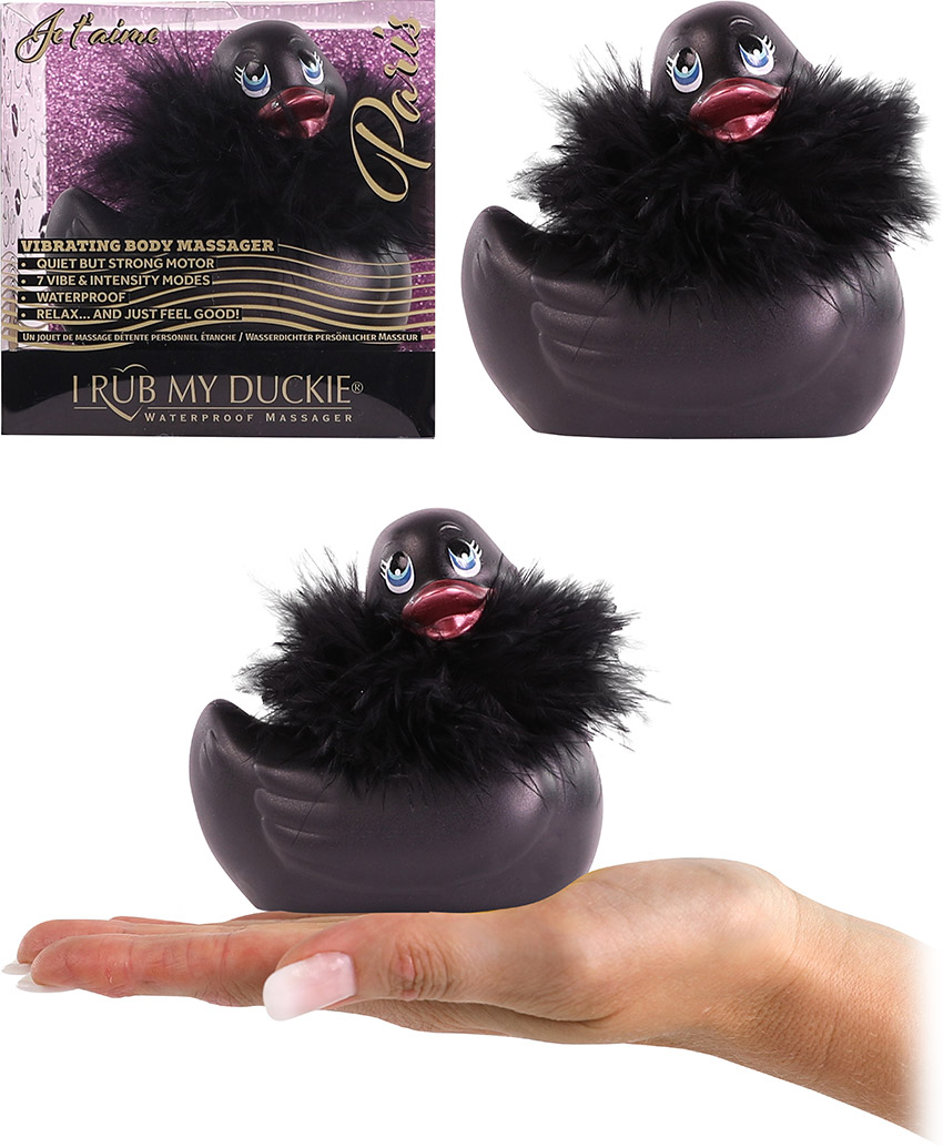 I Rub My Duckie 2.0 Paris vibrating duck - Black (Mini)