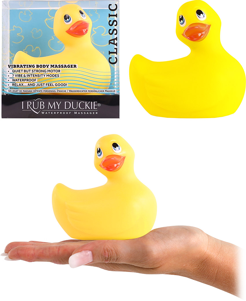 Canard Vibrant I Rub My Duckie 2.0 - Jaune (Mini)