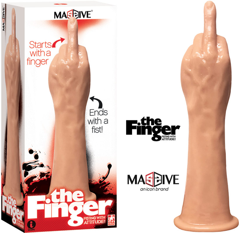 Icon Brands The Finger Dildo in Form einer Hand