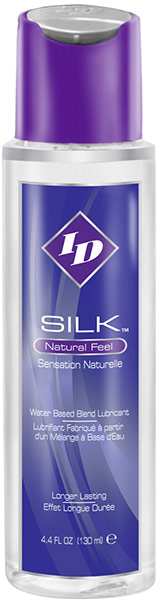 Lubrifiant ID Silk Hybride - 130 ml (à base d'eau et de silicone)