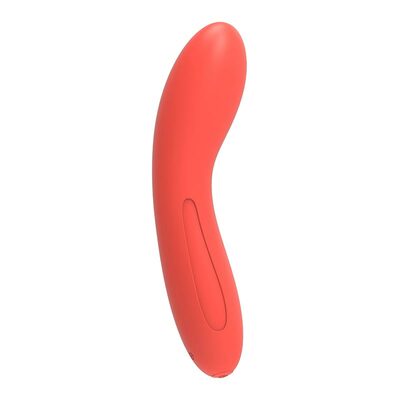 Innudo Plume | Vibromasseur point G ergonomique en silicone | Orange