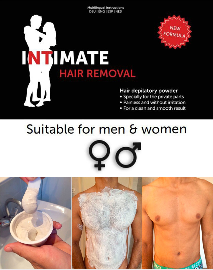 Intimate Hair Removal Depilatory powder for intimate areas