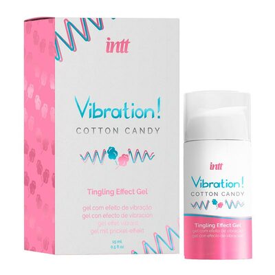 Intt Vibration! Cotton Candy | Gel pour amplifier les orgasmes | 15 ml Intt Vibration! Cotton Candy | Gel pour amplifier les orgasmes | 15 ml