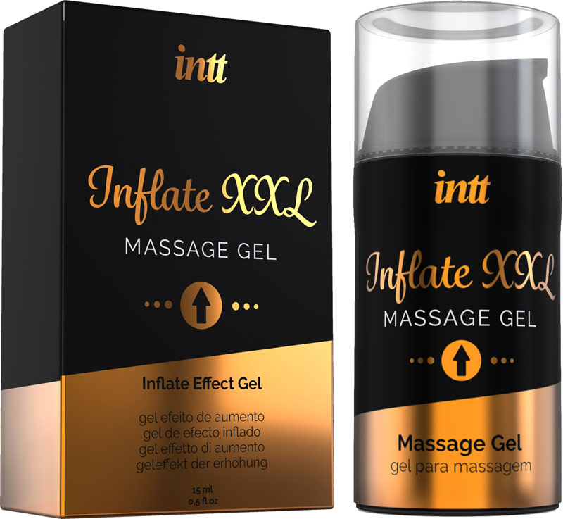 Gel de massage stimulant Intt Inflate XXL - 15 ml