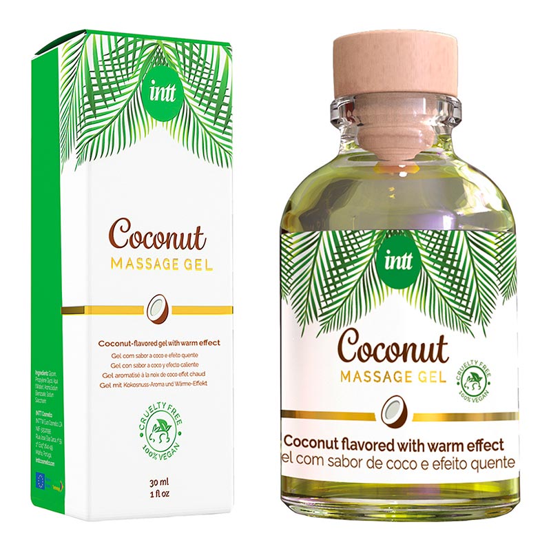 Intt Coconut wrmendes Massagegel - Kokosnuss - 30 ml