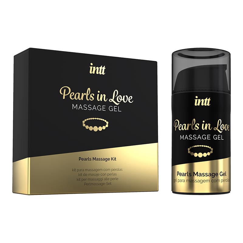 Intt Pearls in Love | Gel et collier de perles pour massage envoutant Intt Pearls in Love | Gel et collier de perles pour massage envoutant