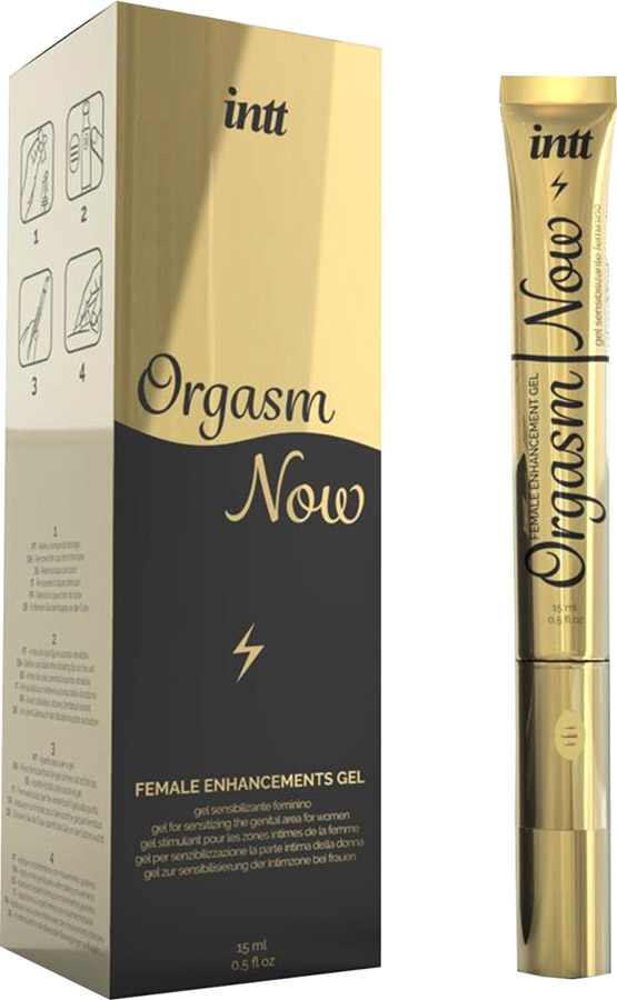 Intt Orgasm Now Klitoris-Gel mit vibrierendem Applikator - 15 ml