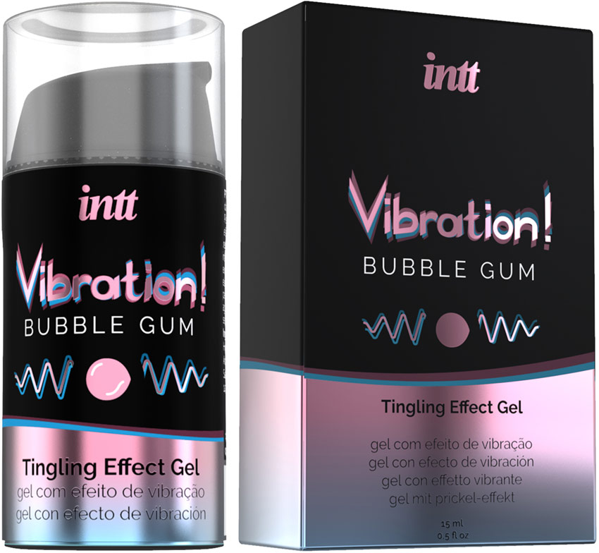 Gel amplificateur d'orgasme Intt Vibration! Bubble Gum - 15 ml