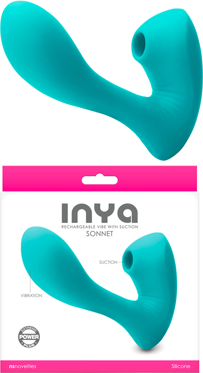 Inya Sonnet (Stimolatore clitorideo e vaginale) - Blu