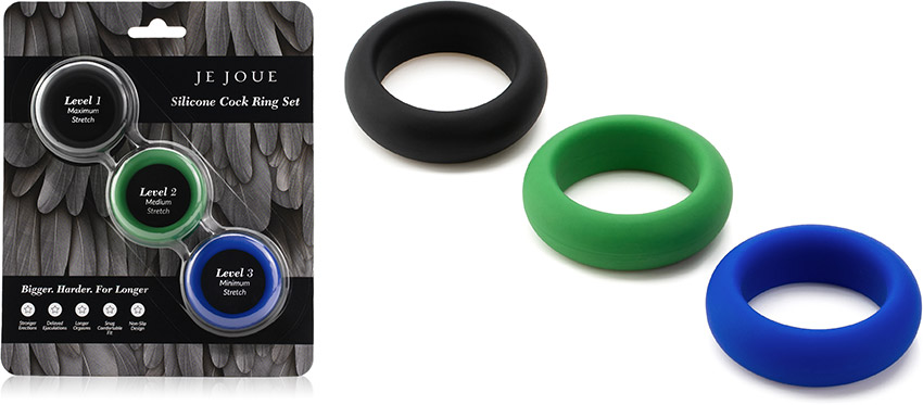 Je Joue pack of 3 silicone penis-rings