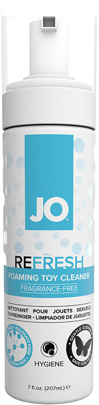 System JO Refresh cleaning foam for sex toys - 207 ml