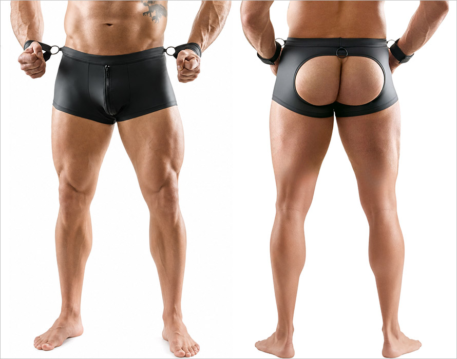 Jockstrap avec fermeture éclair et menottes Svenjoyment