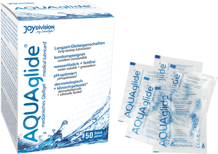 Lubrifiant JoyDivision AQUAglide - 50x 3 ml (à base d'eau)