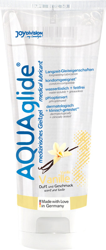 JoyDivision AQUAglide Lubricant - 100 ml - Vanilla (water based)