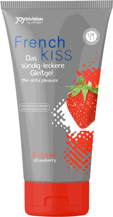Frenchkiss Lubricant Gel - Strawberry - 75 ml (water based)