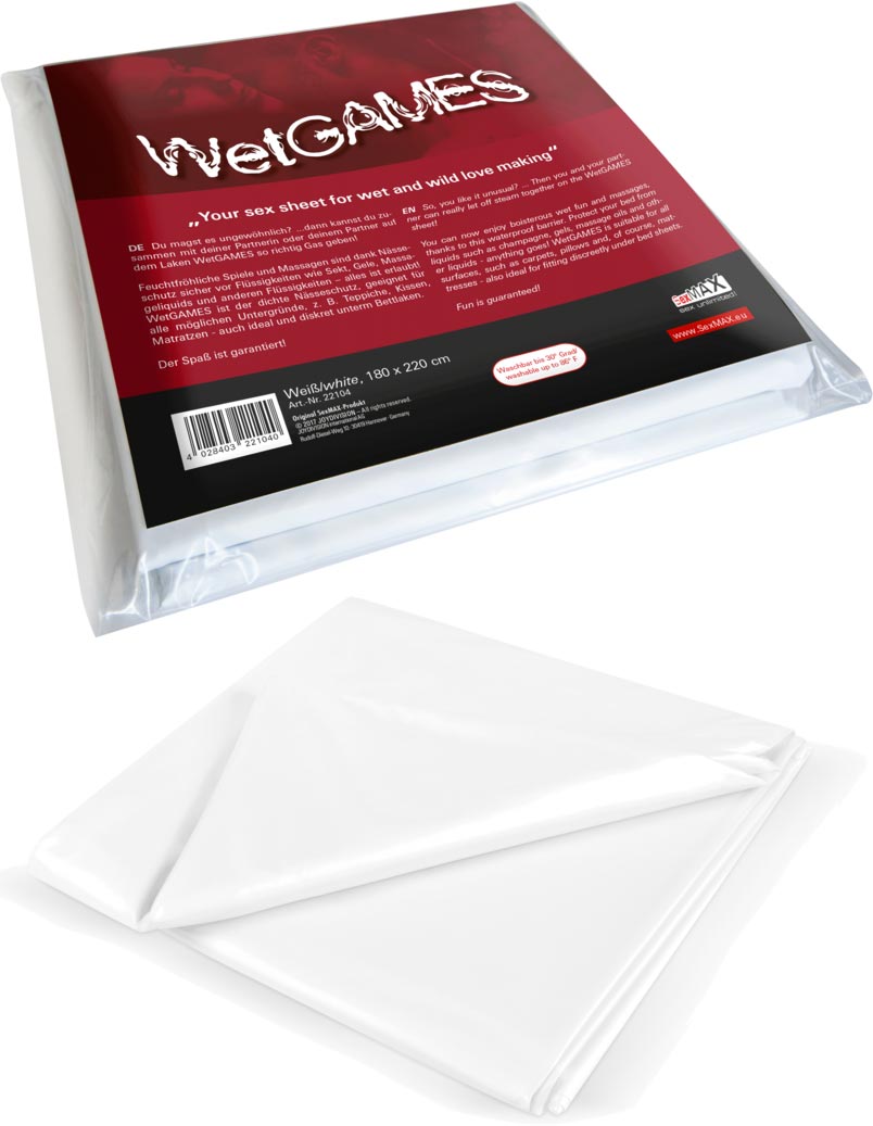 WetGames Waterproof Blanket - White