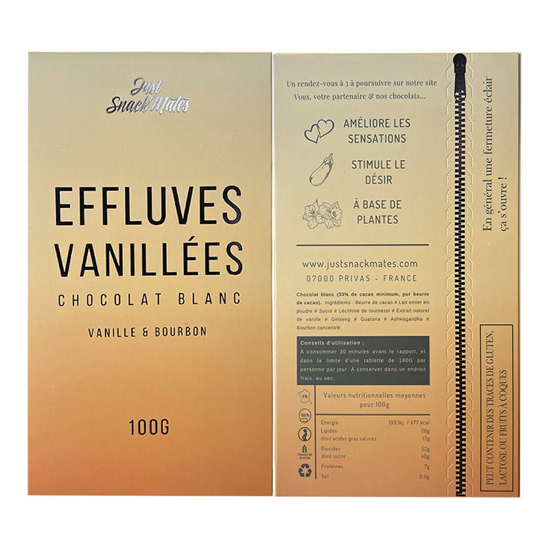 Just Snackmates Effluves Vanillées | Bourbon-Vanille-Schokolade Just Snackmates Effluves Vanillées | Bourbon-Vanille-Schokolade