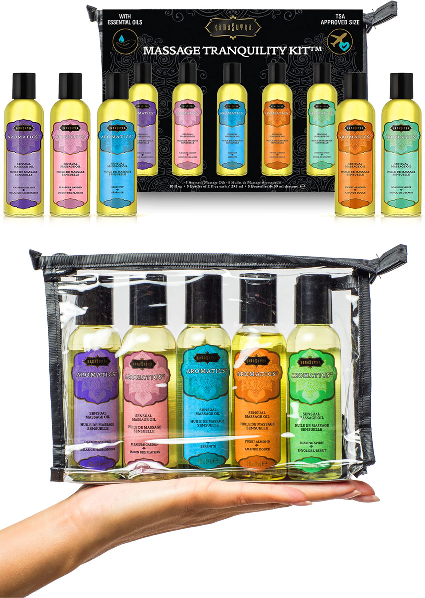 Kamasutra Massage Tranquility Kit (5 massage oils)