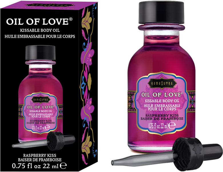 Olio d'Amore stimolante Kamasutra - Lampone