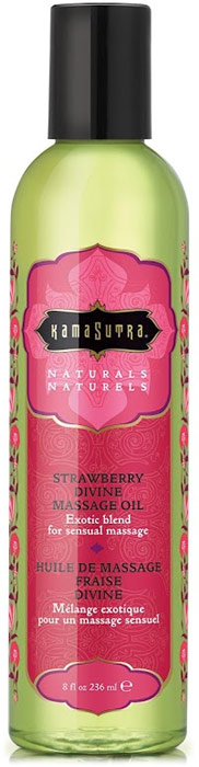 Kamasutra Naturals Massageöl - Erdbeer