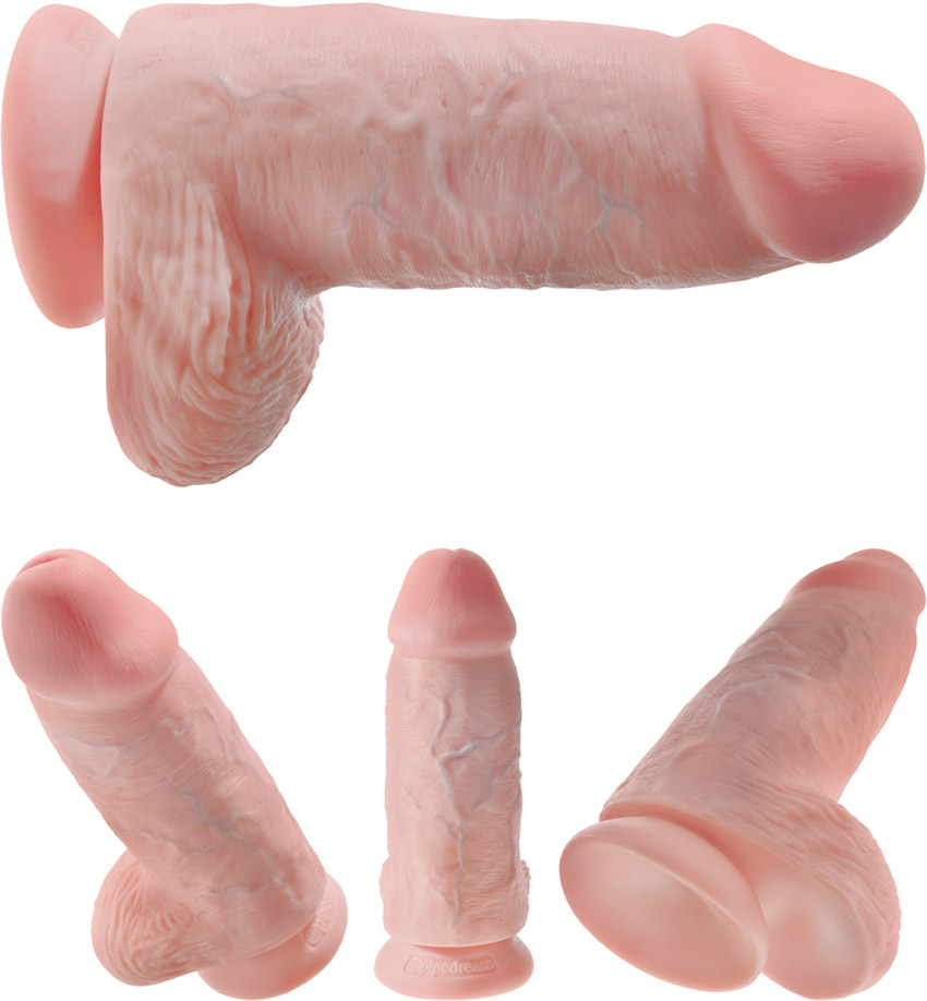 King Cock Chubby realistic dildo with suction cup - Beige