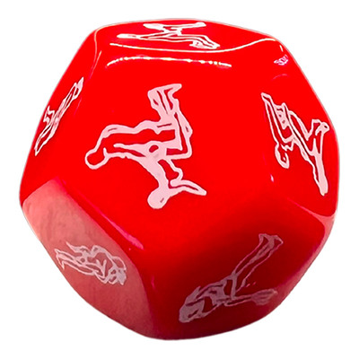Dé érotique KissKiss.ch | 12 faces pour des jeux passionnants