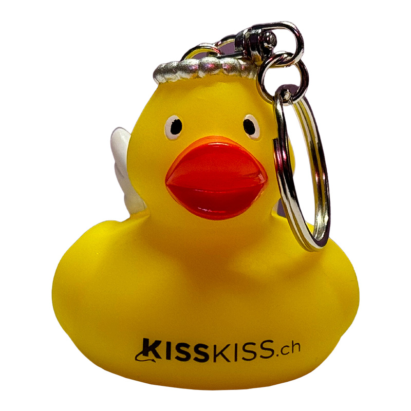 Porte-clés en forme de canard de KissKiss.ch