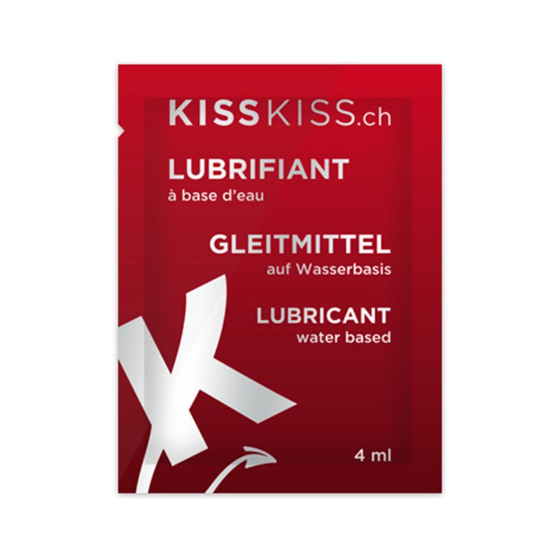 Lubrifiant KissKiss.ch - Sachet 4 ml (à base d'eau)