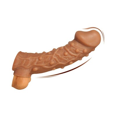 Kokos 002 | Stimulierende Vergrösserungshülle für Penis | Grösse M