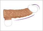 Gaine raliste et grossissante pour pnis Kokos Nude Sleeve 001 (M)