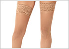 Kotek H013 Stay-up stockings - Visone (S/M)