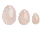 Oeufs de Yoni en pierre La Gemmes - Rose Quartz