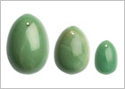 La Gemmes Eier von Yoni aus Stein - Jade
