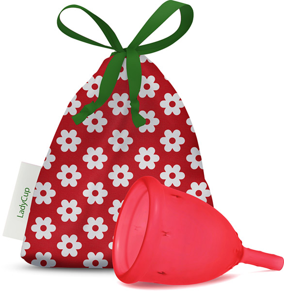 LadyCup Menstrual Cup - Large (Cherry)