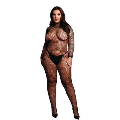 Le Désir | Bodystocking en résille avec ouverture dans le dos