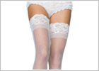 Leg Avenue 1022 stay-up stockings - White (S/L)