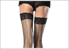 Leg Avenue 9061 stay-up stockings - Black (S/L)