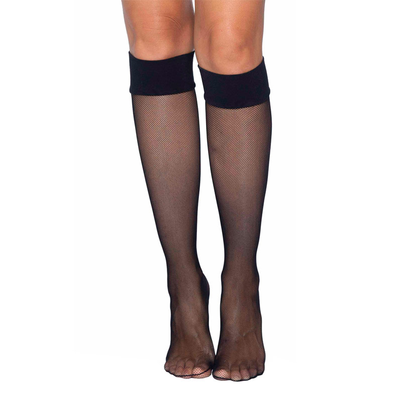Leg Avenue 5626 | Erhabenes Paar schwarzer Socken aus Mesh Leg Avenue 5626 | Erhabenes Paar schwarzer Socken aus Mesh