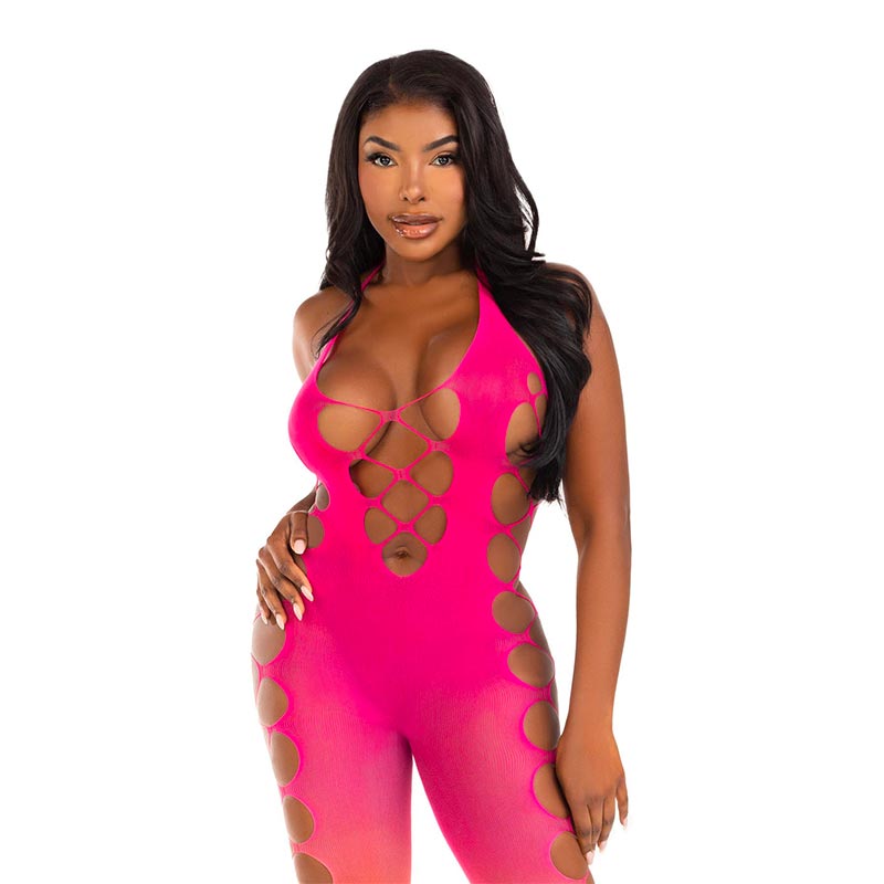 Leg Avenue 89323 | Farbiger Bodystocking mit sexy Öffnungen Leg Avenue 89323 | Farbiger Bodystocking mit sexy Öffnungen